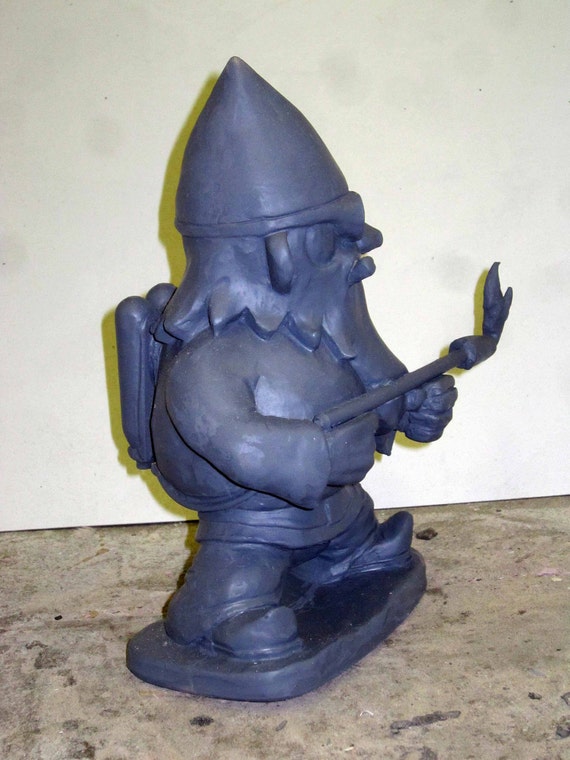 Unpainted Combat Garden Gnome With Flamethrower Etsy