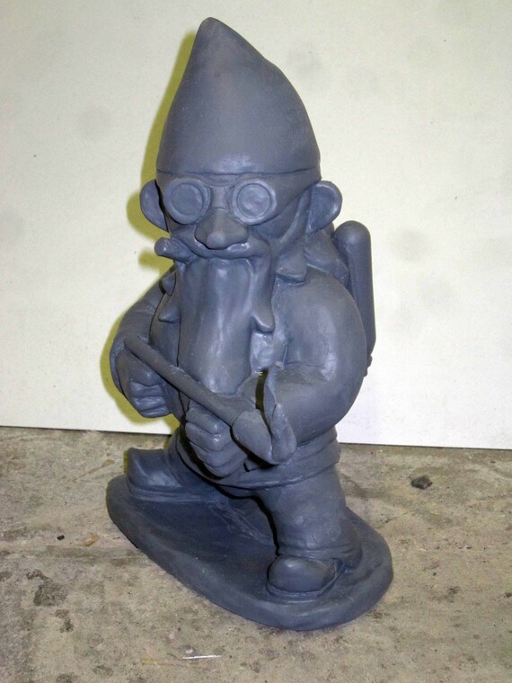 Unpainted Combat Garden Gnome With Flamethrower Etsy