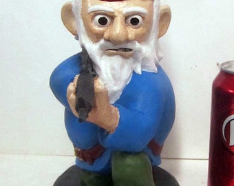 Combat Garden Gnome (in kneeling position with M-16)