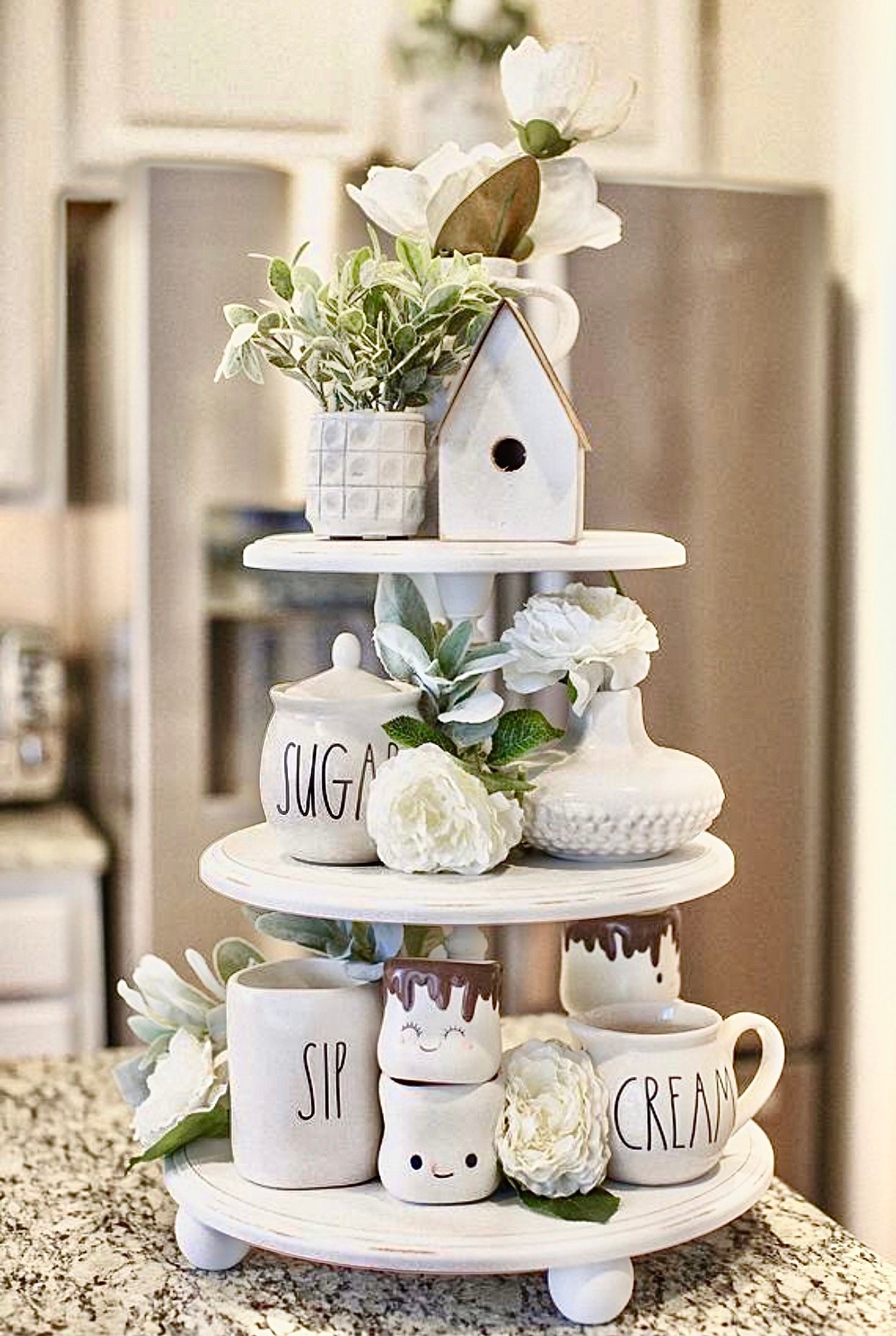 Tiered tray -Wooden Tier Tray-You Pick Color-Tray Stand-Riser-Tiered …