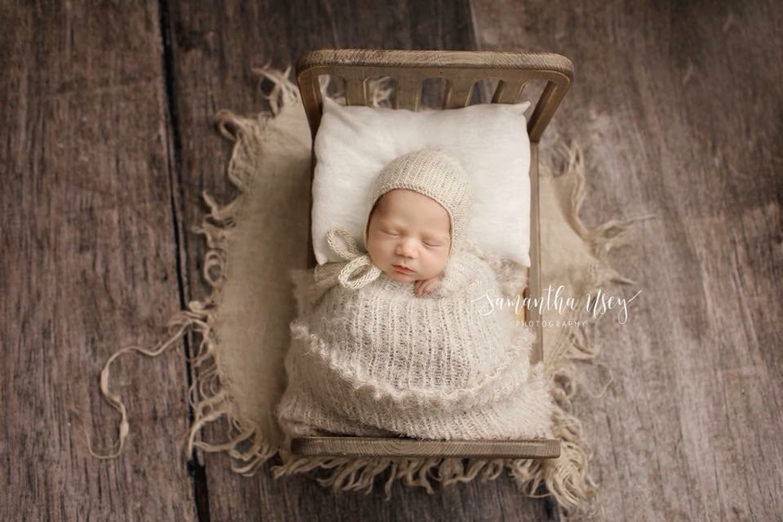 Newborn Prop Newborn Bed Prop Wooden Bed Prop Newborn Etsy