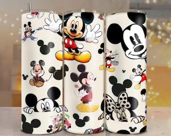 Mickey Mouse Tumbler Design: 20oz Skinny Sublimation (Digital Download)