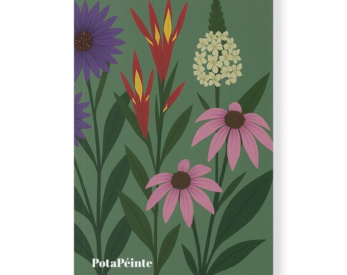 Featured listing image: Decatur Botanical Softcover Notebook, A5 Lined.