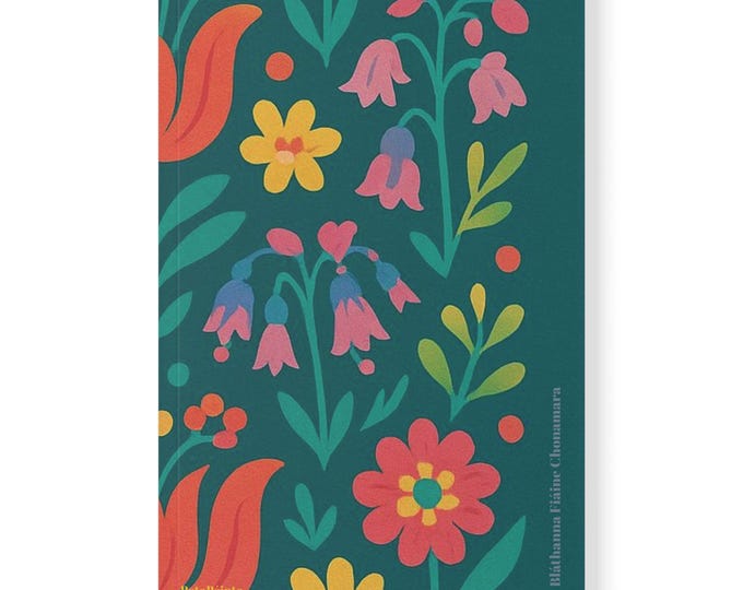 Featured listing image: Bláthanna Chonamara i Scandinavian Folk - Softcover Notebook, A5 Lined
