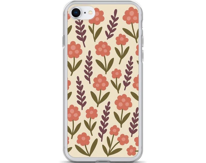 Featured listing image: Floral iPhone® Case. Bláthanna an Fhómhair / Autumn Flowers.