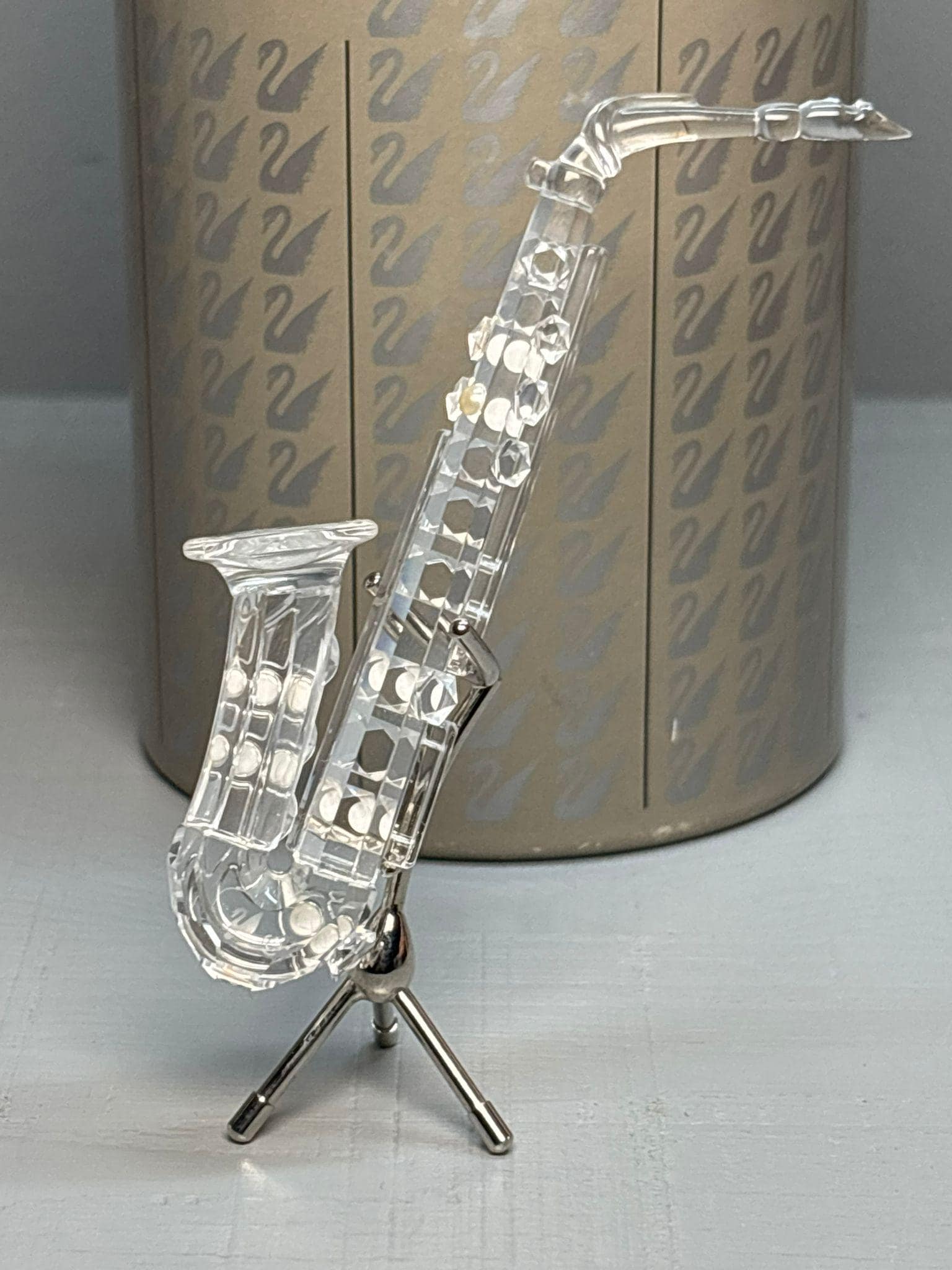 Swarovski “saxophone With Stand” | 7477/000/007 | 211728 | Crystal