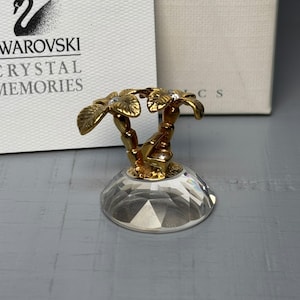 Swarovski Crystal Figurines Palm Tree - Etsy