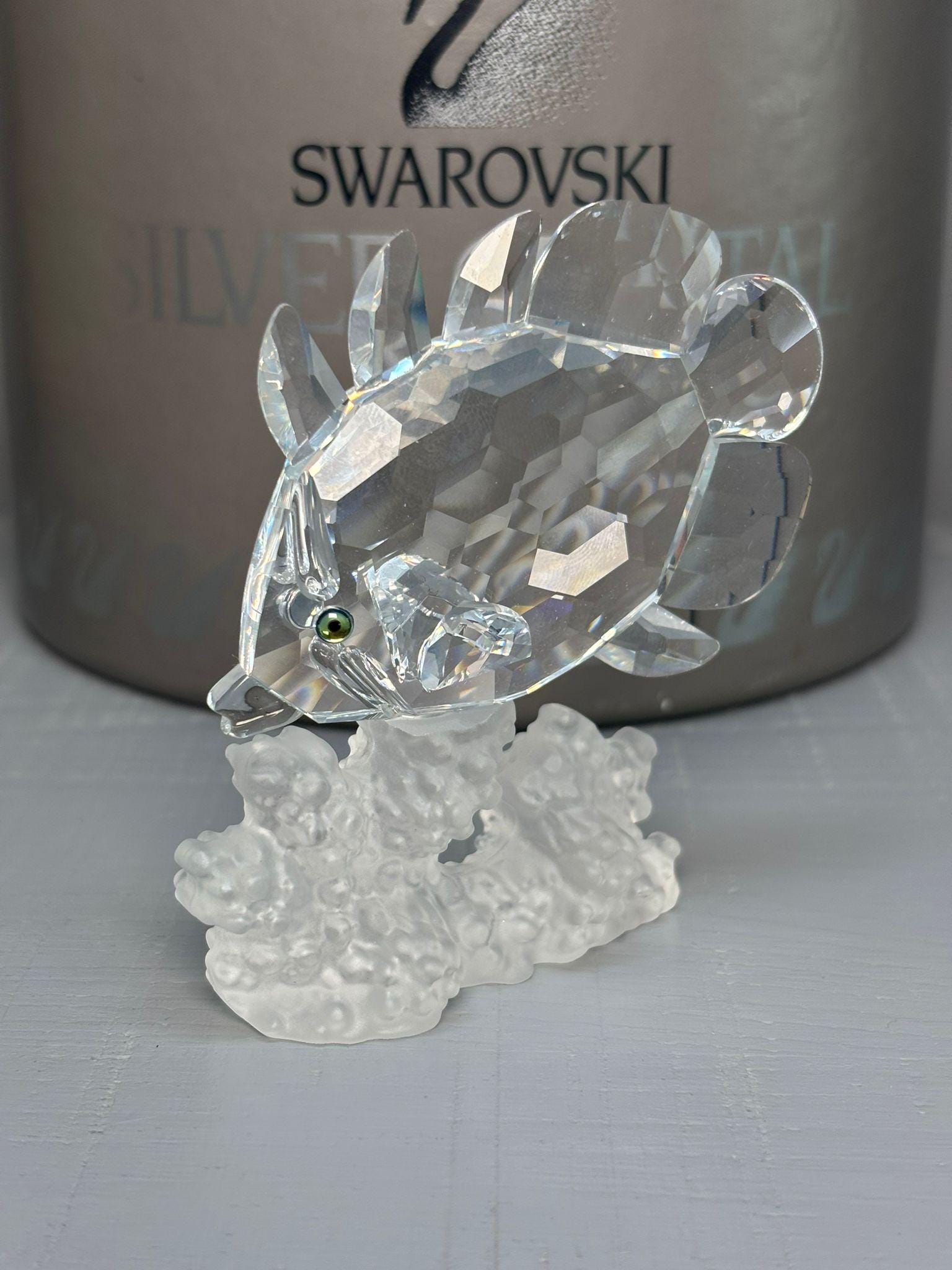 Swarovski crystal figurines fish - Etsy 日本