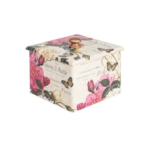 Paris Rose Wooden Handmade Tissue Box Cover - Etsy