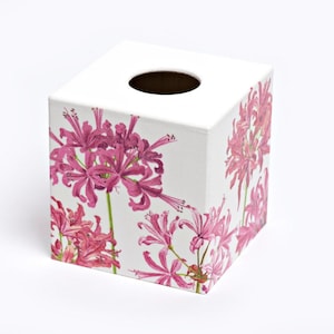 Copri scatola fazzoletti rosa Nareen Copri scatola fazzoletti in legno