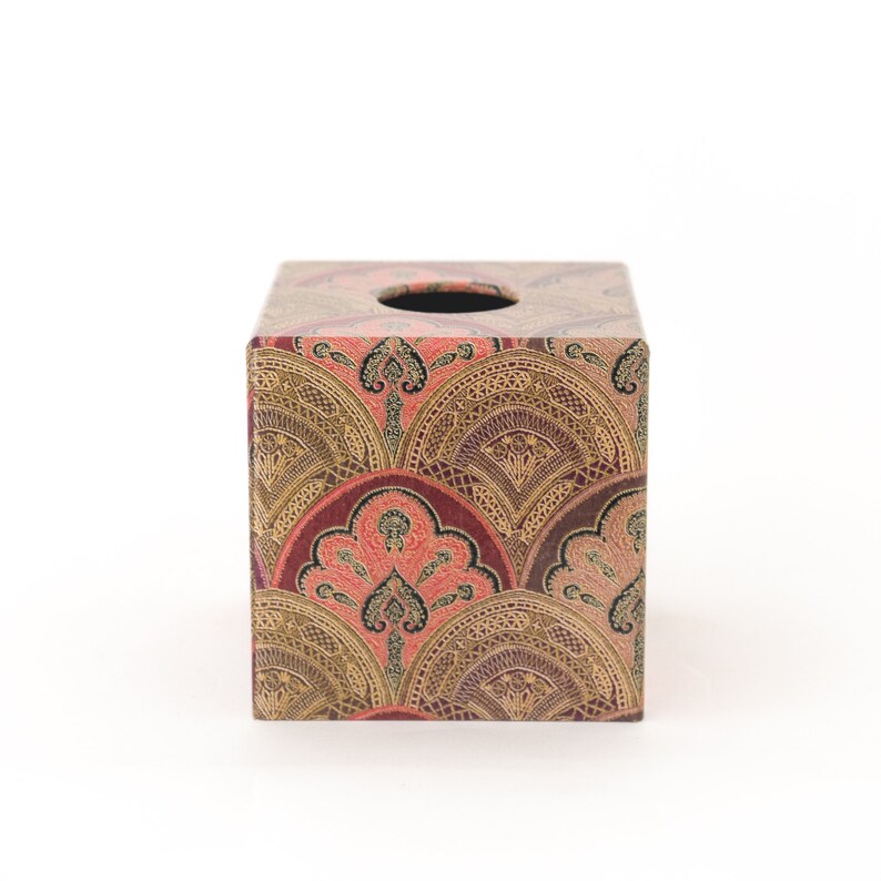 TissueBoxCompany Wooden Cube Tissue Box Cover - Thumbnail 2