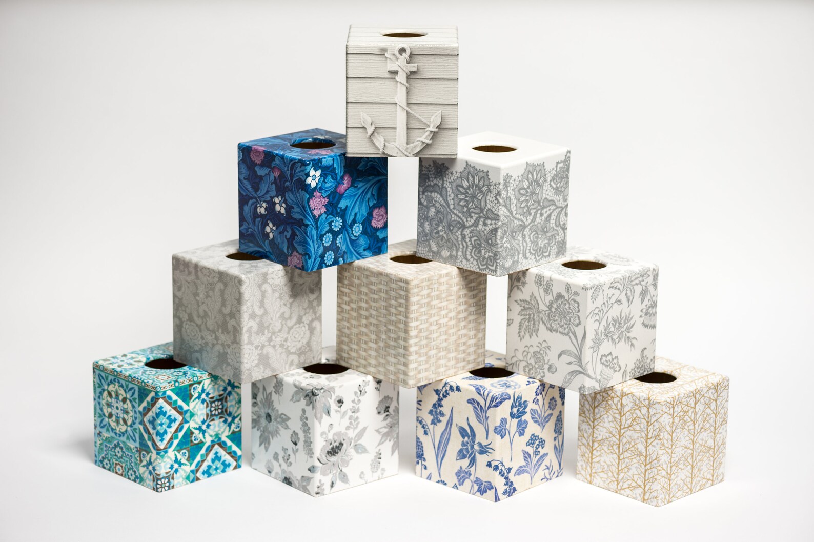 Tissue Box Cover Holder Square Wooden London UK GIFT for Her Etsy