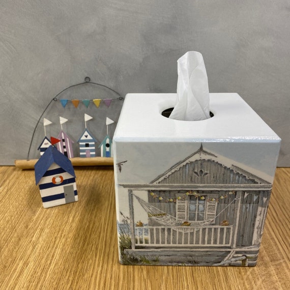 Beach tissue box cover discount