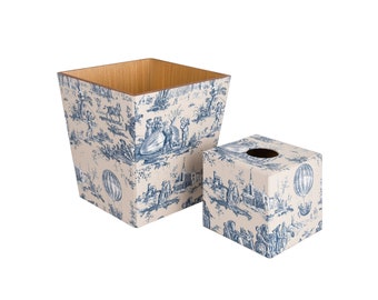 Bathroom Accessories set Wooden Toile design