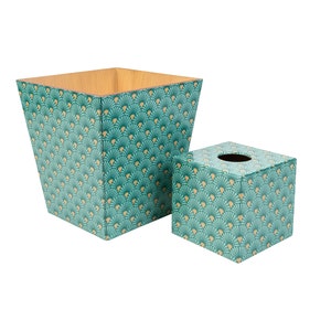Set accessori da bagno Art Deco Verde