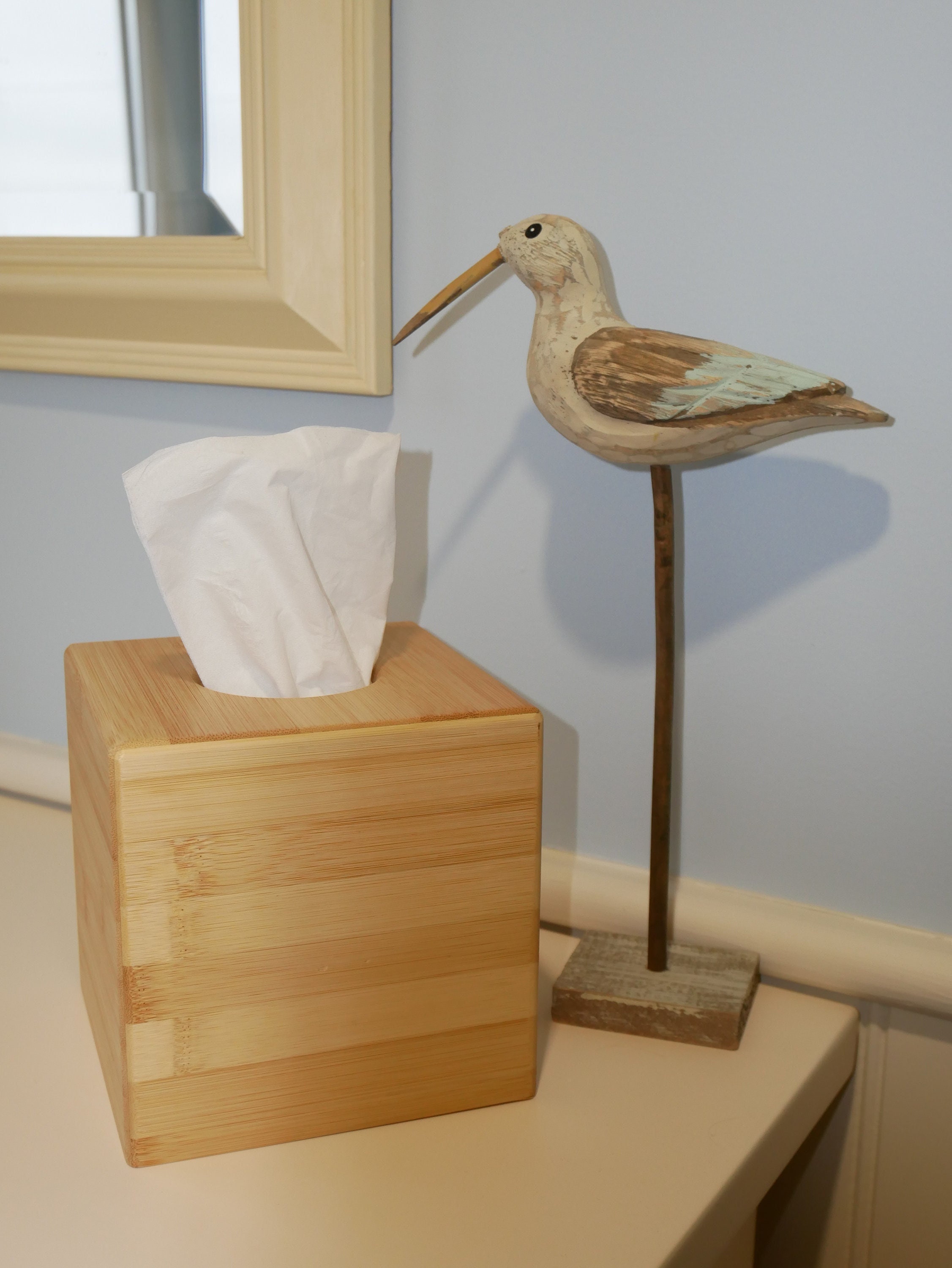 Bamboo Ceramic Tissue Box Cover – Tailored Home Curations