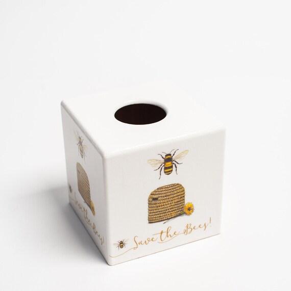 Seagull Tissue Box Cover wooden handmade