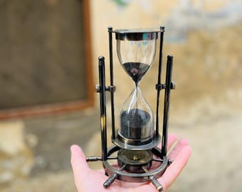 Brass Sand Timer Hourglass Antique Maritime Sand clock For Home Office Decoration