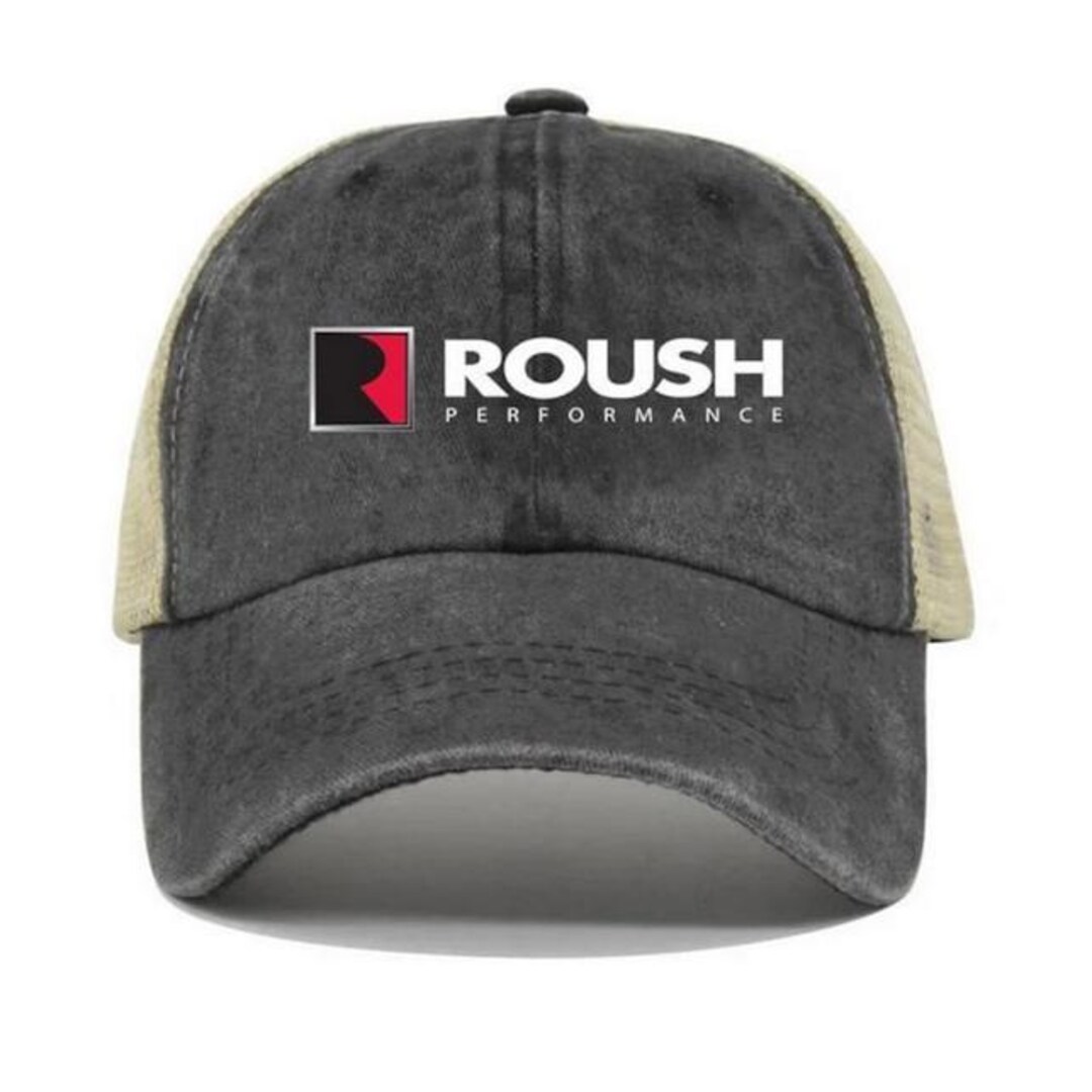 Roush Racing Performance Logo Printed Black Hat Trucker Logo Printed ...