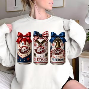 Dr Pepper Patriotic PNG Fourth July Soda Graphic Americana Beverage Lover Shirt Design Gift Her Download