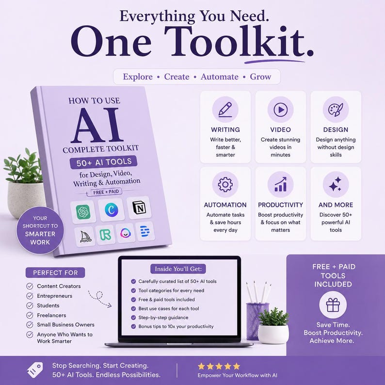 How to Use AI Complete Toolkit - 50+ AI Tools Guide Design Video ...