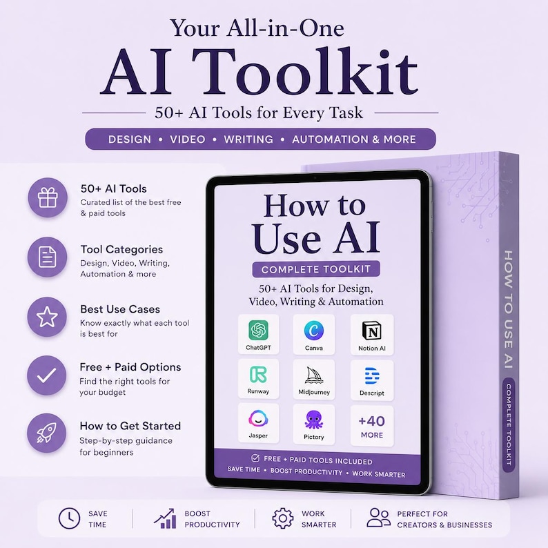 How to Use AI Complete Toolkit - 50+ AI Tools Guide Design Video ...