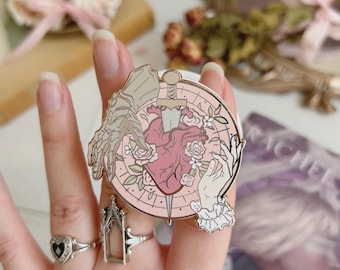 Impugnatura smaltata per e-reader Kindle Romantasy