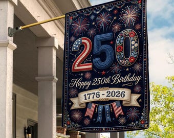 250th Anniversary USA Patriotic Flag,Home Decor,Flag Decor,1776-2026 Commemorative,Celebrate 250th Anniversary,Patriotic Gift G6IA16