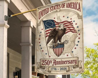 250th Anniversary USA Patriotic Flag,Home Decor,Flag Decor,1776-2026 Commemorative,Celebrate 250th Anniversary,Patriotic Gift G6IA12
