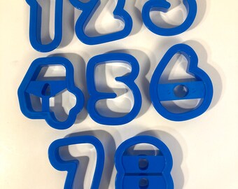 Vintage Numbers Cookie Cutter Fondant Cutter