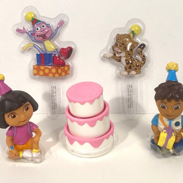 Dora the Explorer Happy Birthday Cake Topper