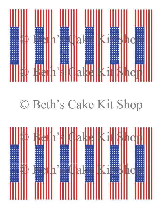 Flag Cupcake Topper Bunting Printable Download - Etsy