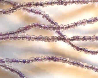 Vintage Purple Lavender Glass Seed Beads