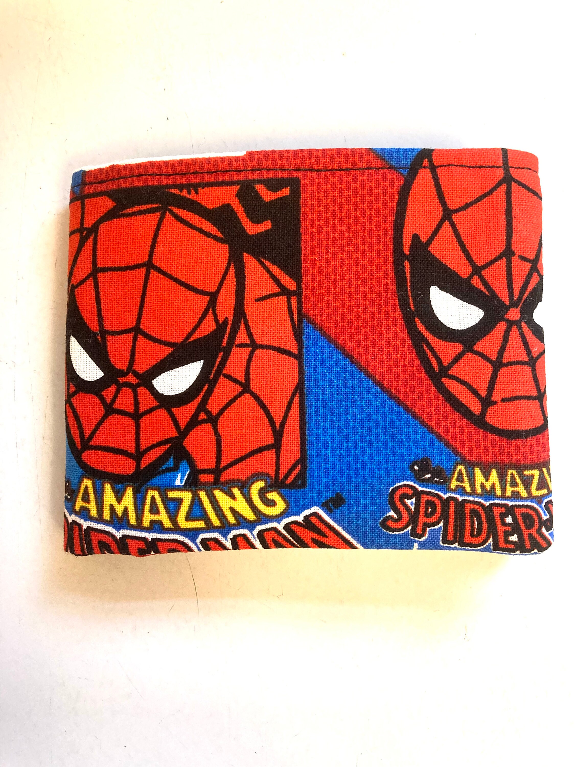 Spider-Man Comic Book Leather Black Wallet with Chain , Marvel Comic Book  Superhero Wallets, UK