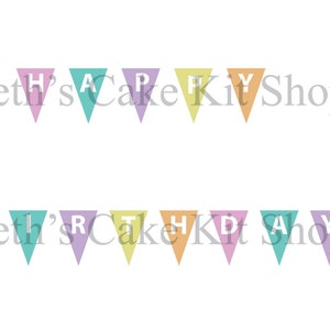 Happy Birthday Bunting Banner Download
