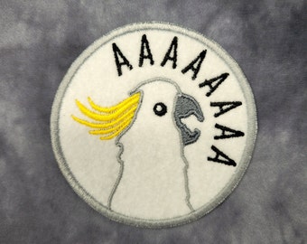 Cockatoo Scream Birb Patch AAAAA