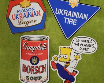 Ukrainian Parody Stickers