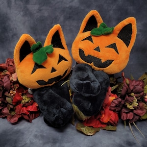 Pumpkin Kitty Meowloween Plush