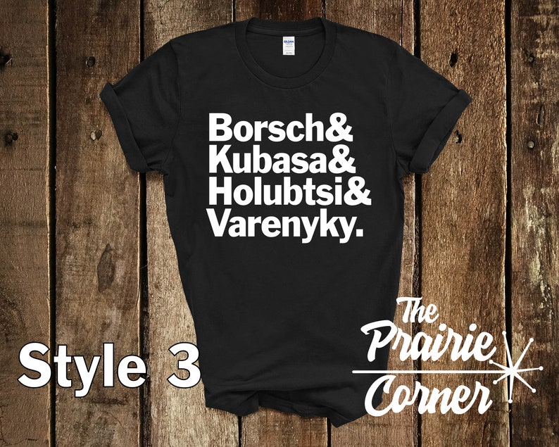 Ukrainian Food  Parody Shirt Style 3