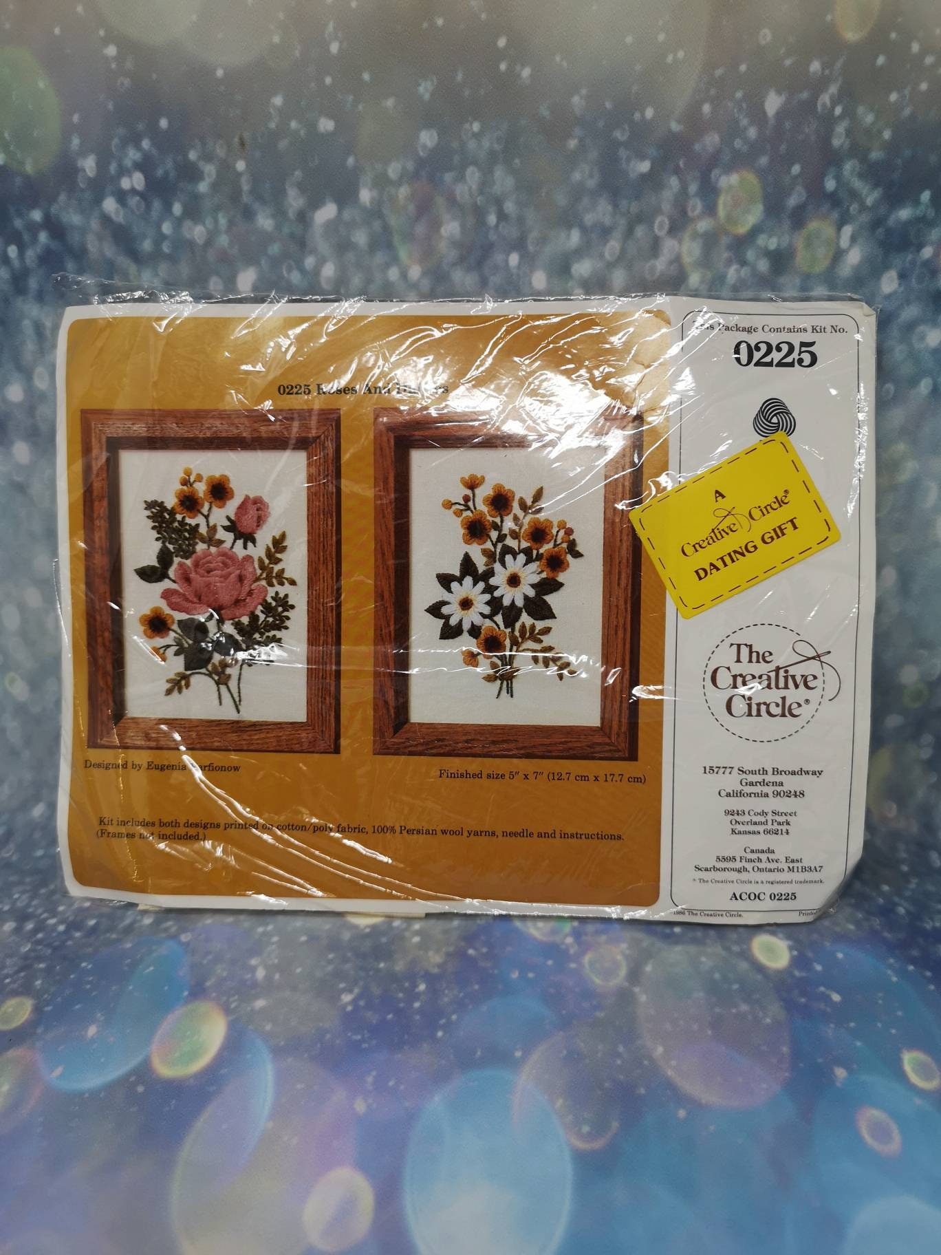 The Creative Circle Needlework Crewel Embroidery Kit - Set of 2 Patter –  Greenbrier Vintage