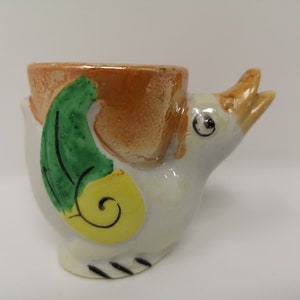 Vintage Goose Ceramic Toothpick Holder