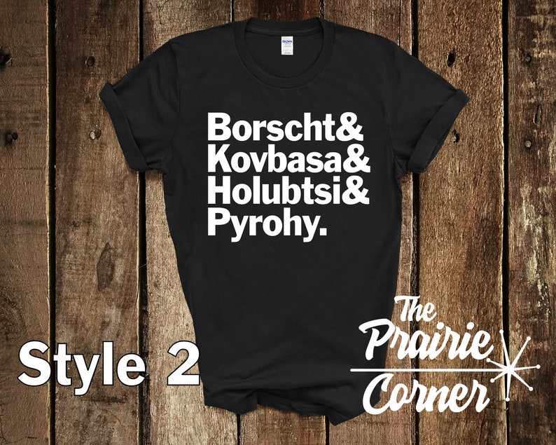 Ukrainian Food  Parody Shirt Style 2
