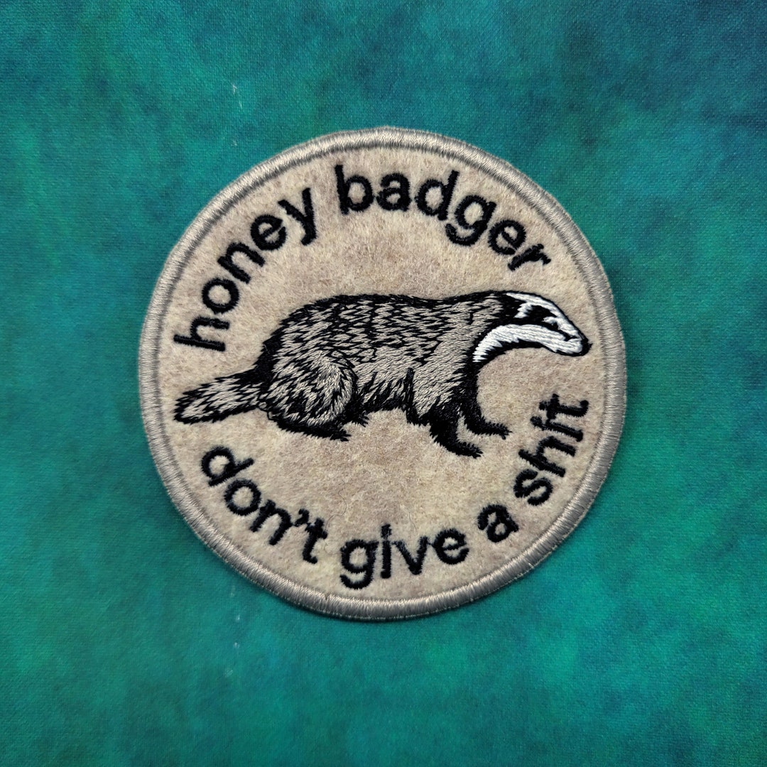 Honey Badger Sew-on Patch - Etsy
