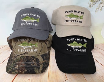 Women Want Me Fish Fear Me Hat - Etsy