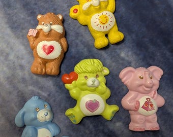 Vintage Care Bear & Care Bear Cousins Fridge Magnets
