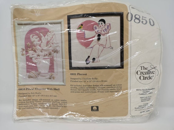 The Creative Circle Floral Elegance with Shell Kit Candlewicking