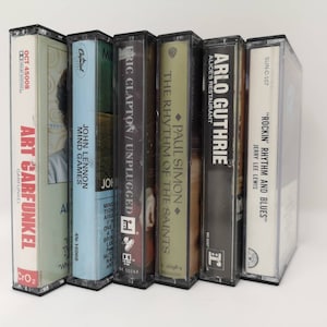 Vintage cassettebandjes - Folk & Classic Rock