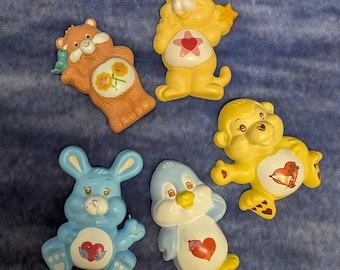 Vintage Care Bear & Care Bear Cousins Fridge Magnets