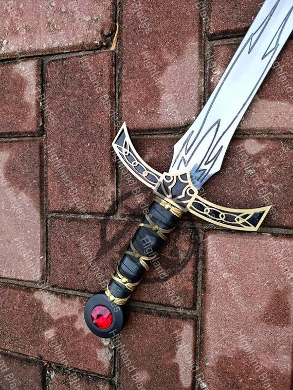 Goldryn Sword: Thrones of Glass Inspired Stainless Steel Replica (36 Inch)