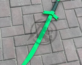 Handmade Steel Finn's Scarlet Grass Sword | Collectible Fantasy Sword